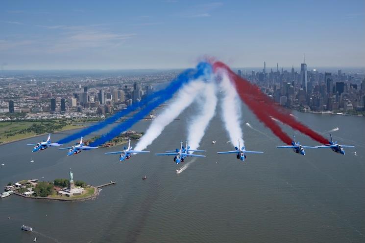 la patrouille de france à New York
