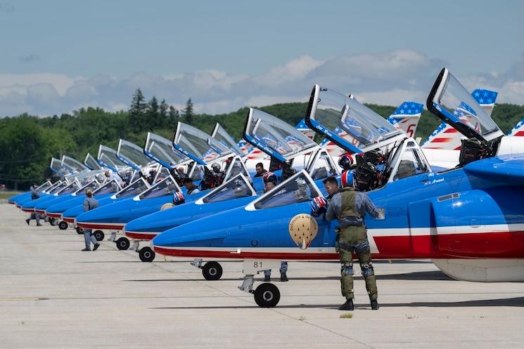 La patrouille de France aux Etats-Unis