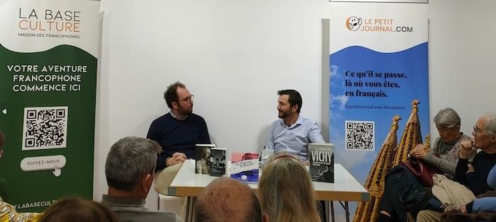 Guillaume Horn et Paul Pierroux-Taranto à la recnontre le fantome de Pétain à barcelone