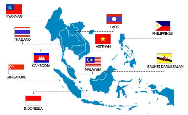 Les 10 pays membres de l’ASEAN ; cette puissance mondiale en devenir