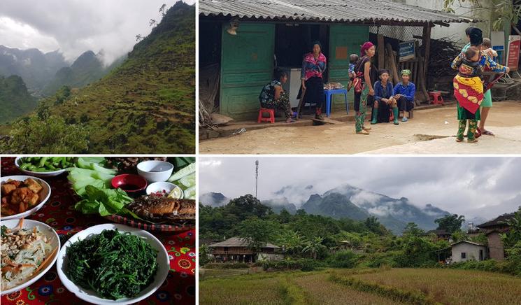 Paysages de montagne du nord du Vietnam