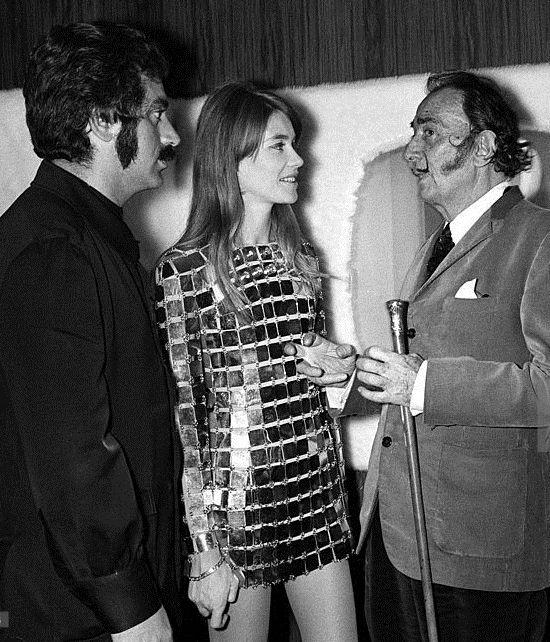 Paco Rabanne, salvador Dali et Françoise Hardy