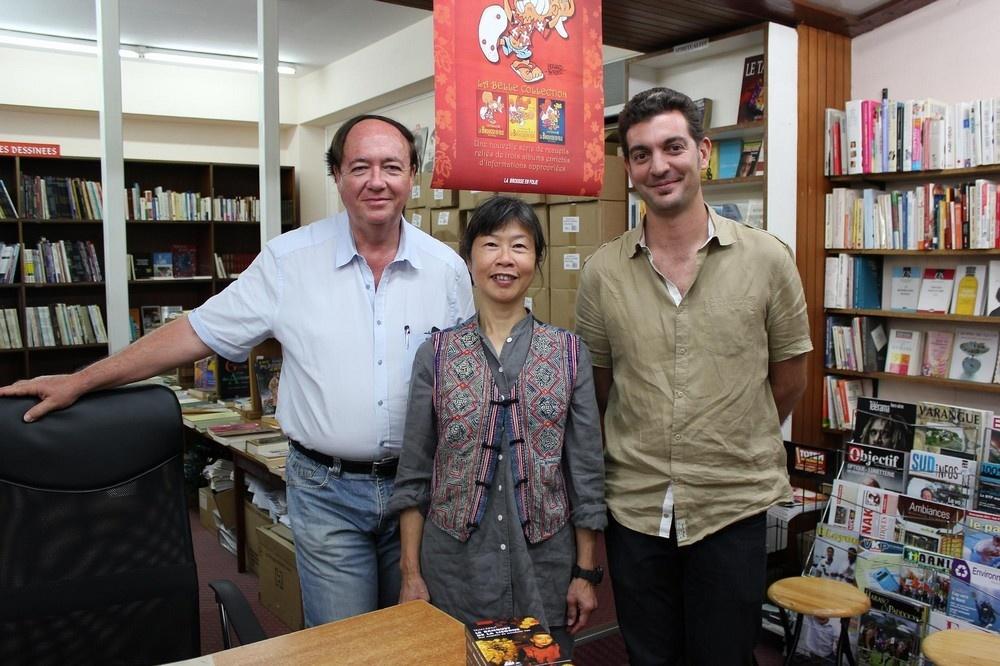 à la librairie Calédo Livre avec Frédéric Ohlen et Jean-Brice Peirano