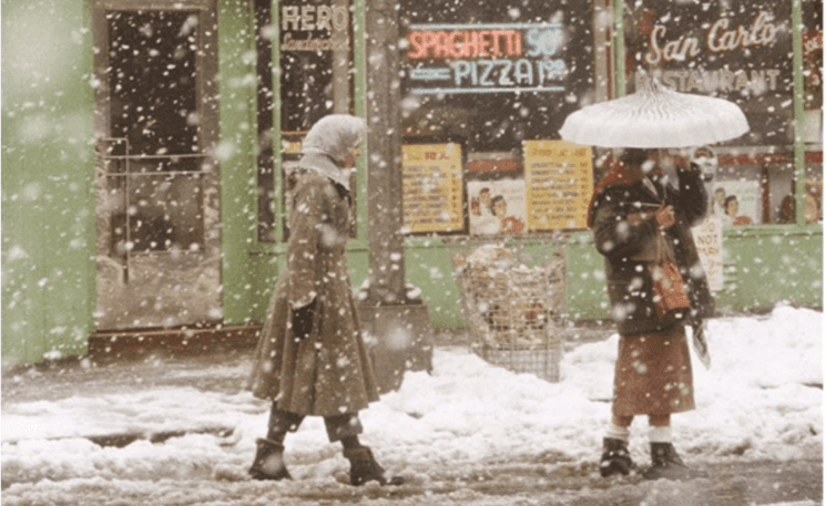 photographie sous la neige