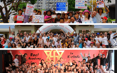 photos de la communauté raelienne au Japon