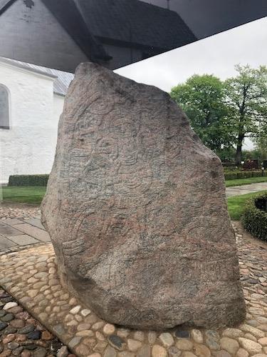 pierres runiques à Jelling Unesco Danemark
