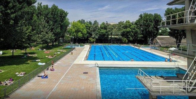 La piscine de l'université Complutense de Madrid