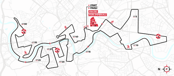 plan parcours marathon