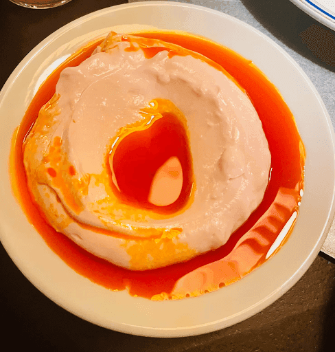 tarama de maruca à l'huile d'olive pimentée