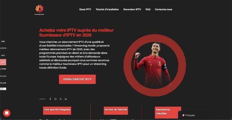 présentation française de Streaming Nordic.