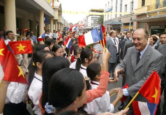 Dans les rues de la capitale a Hanoi