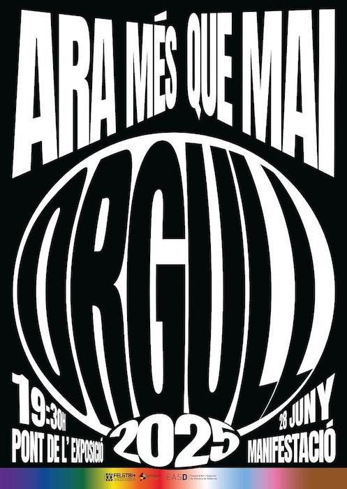 affiche pride 2025 valencia