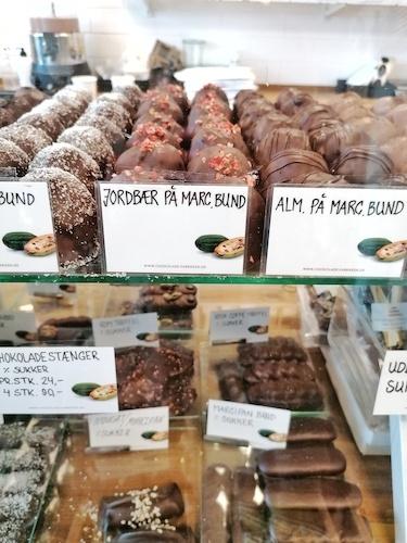produits de la chocolaterie Cholokade Fabrikke