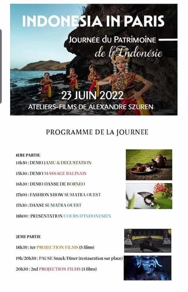 programmation maiosn indonesie Paris