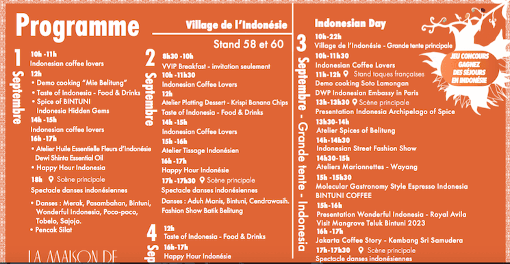 programme indonesie vig