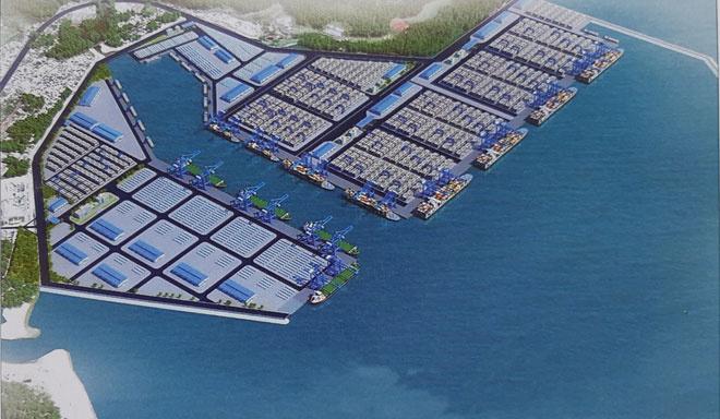 Projet du port Lien Chieu de Da Nang, qui constituera le troisième plus grand port du Vietnam une fois l’ensemble des différents chantiers achevés