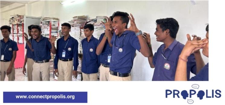 Propolis dans une école en Inde du sud