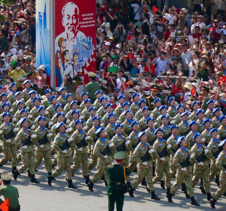 Un régiment féminin de casques bleus