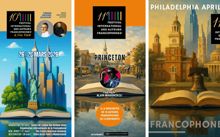 rencontre des auteurs francophones à New York, Princeton et Philadelphie