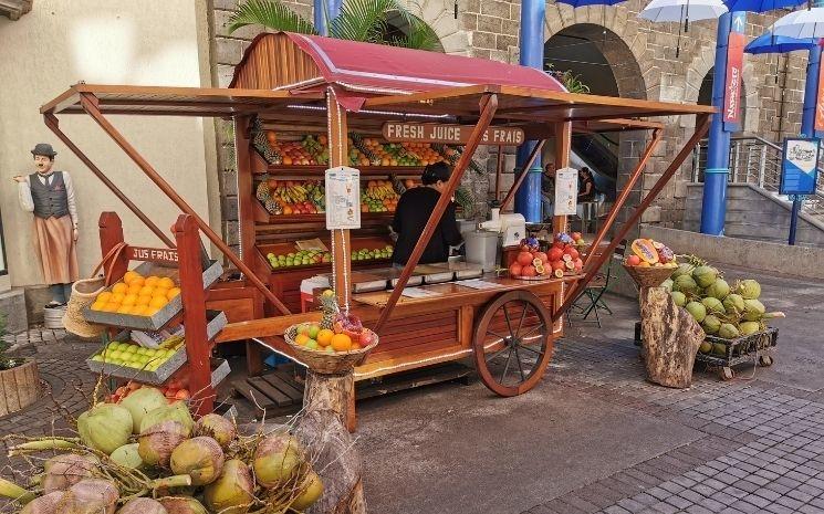 Marchand de fruits, île Maurice