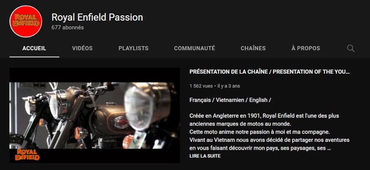 Royal Enfields : passion pour Youtube au Vietnam