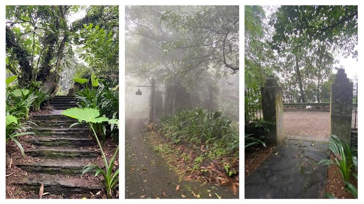 Les ruines des villas Françaises à Ba Vi