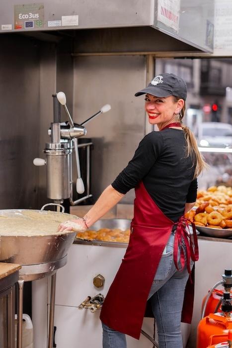 Deborah travaille dans cette churrería à russafa