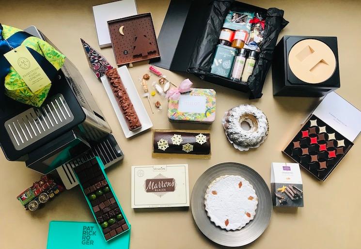 Une sélection de produits sucrés de Noël