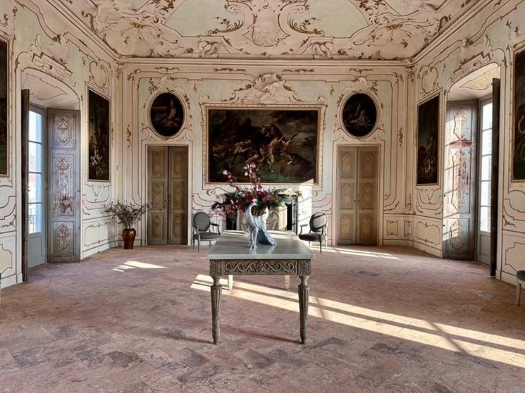 salle de chasse villa arconati
