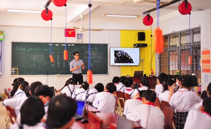 Salle de classe dans une ecole au Vietnam