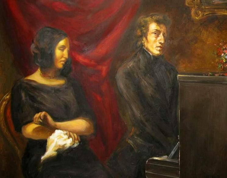 Sand et Chopin Eugène Delacroix