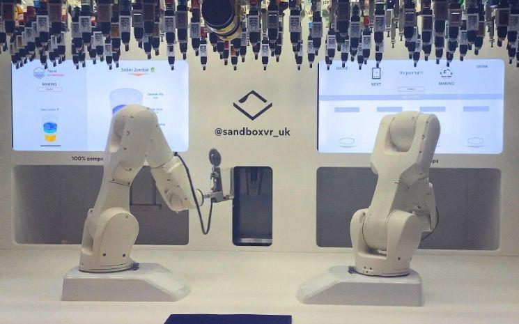 sandbox vr robot serveur londres