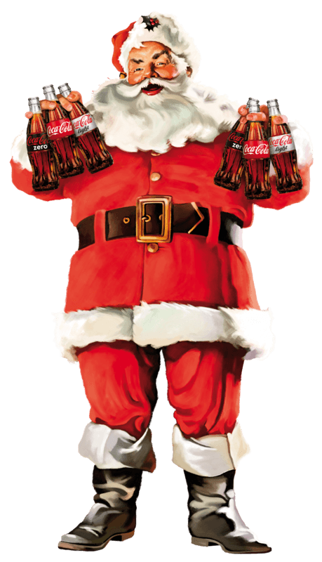 Santa claus de Coca cola, la représentation occidentale du Père Noël