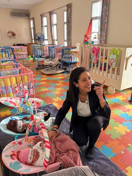 Sarah El Haïry en visite à l'Association Insaf (institution nationale de solidarité avec les femmes en détresse)