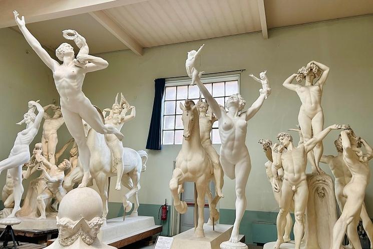 sculptures en plâtres de Hendrik Christian Andersen