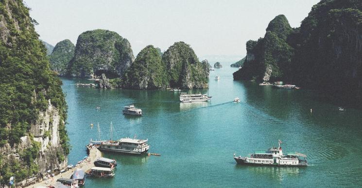 Sejour dans la baie d'ha long au nord du Vietnam