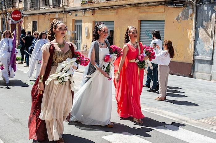 procession de la semaine sainte maritime dans le quartier du Cabanyal à valencia