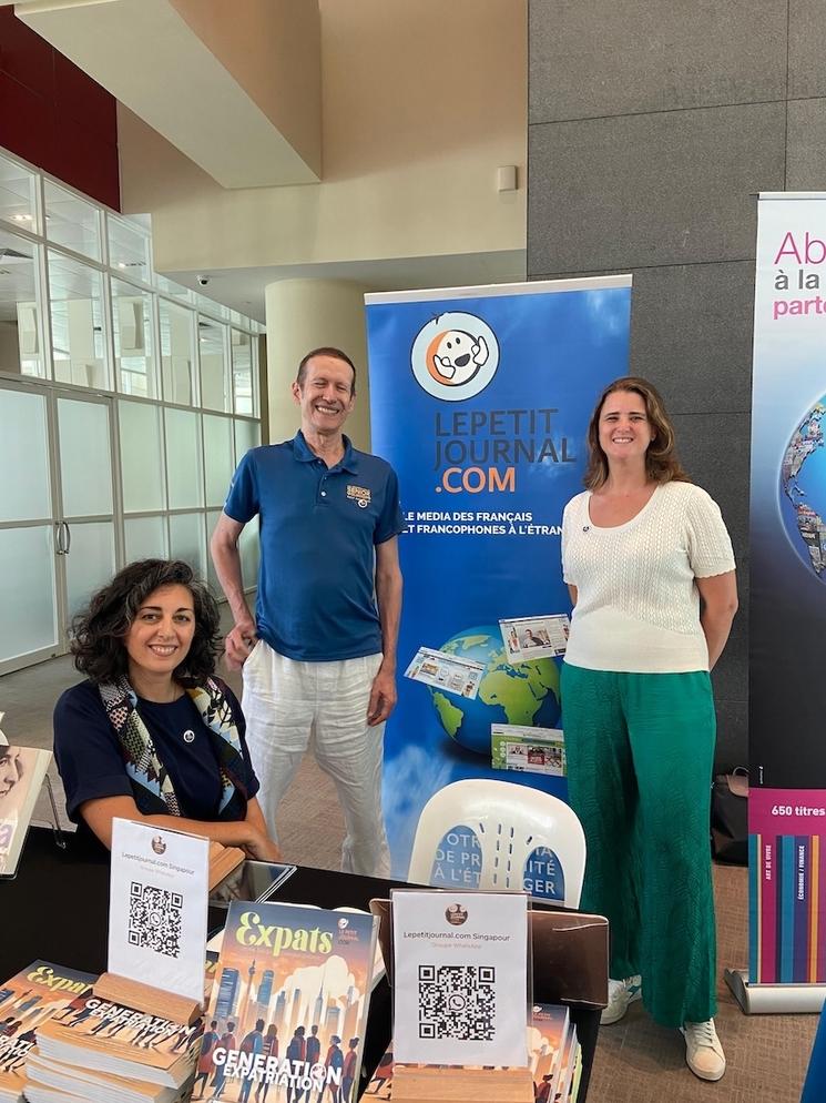 De gauche à droite : Marie-Aude Brochec, Jean-Michel Bardin et Capucine Canonne.