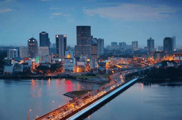 Le causeway centenaire entre Singapour et la Malaisie (© South China Morning Post)