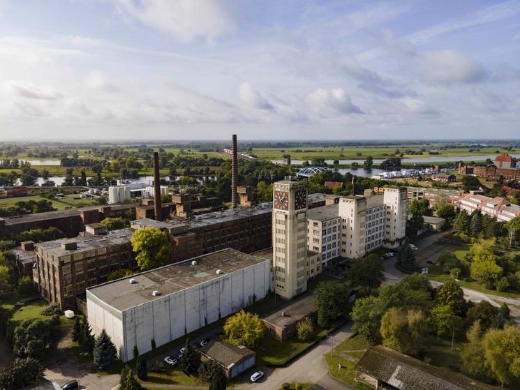 Photo de l'usine Singer Veritas à Wittenberge