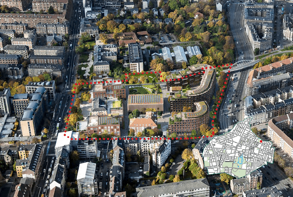 situation nouveau Lycée Prins Henrik Copenhague