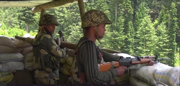 soldats indiens au Kashmir