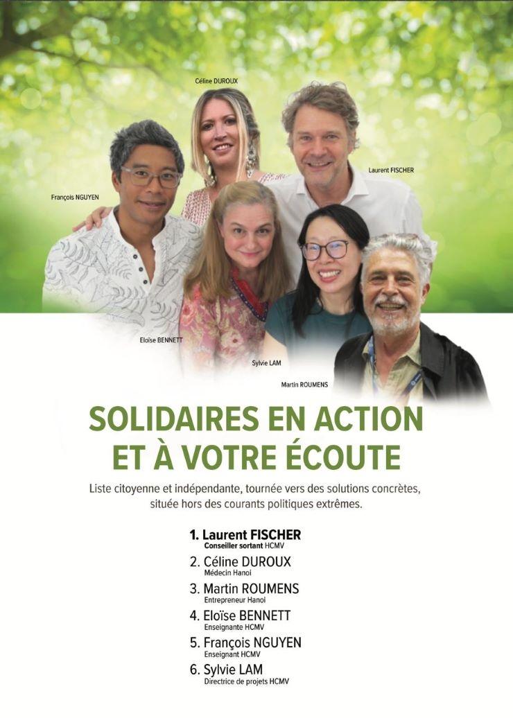 Liste Vietnam: candidate aux élections des conseillers des français de l'étranger
