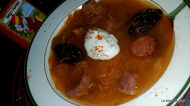 Photo de la soupe slovaque