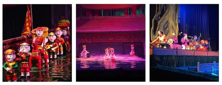 marionnettes sur l'eau à hanoi