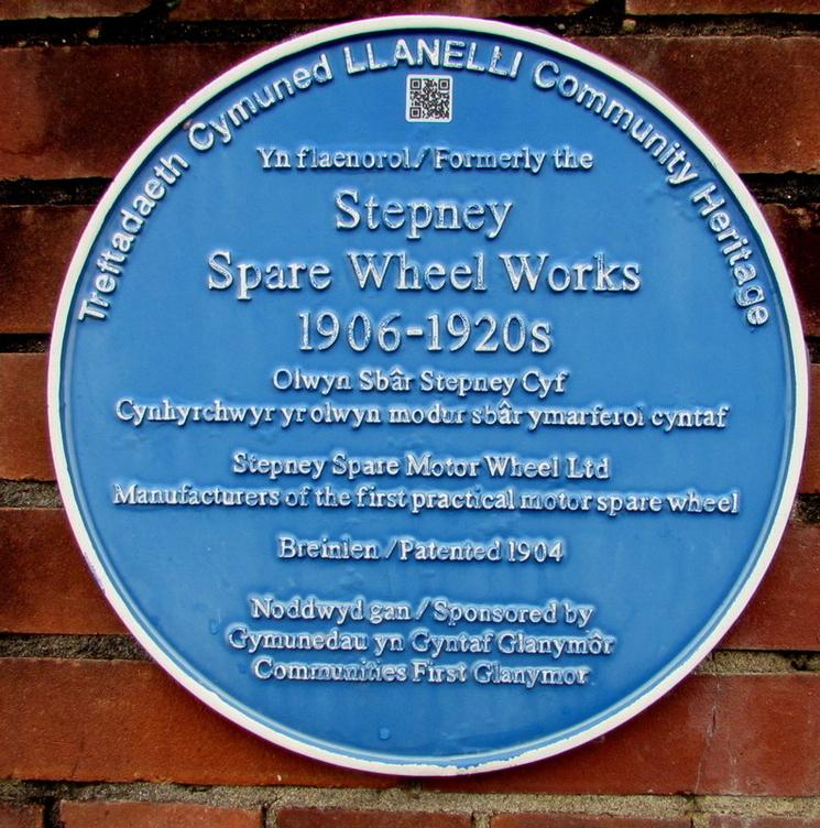 L'enseigne de l'entreprise galloise Stepney