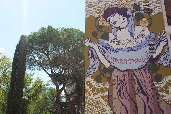 street art à garbatella san paolo à rome