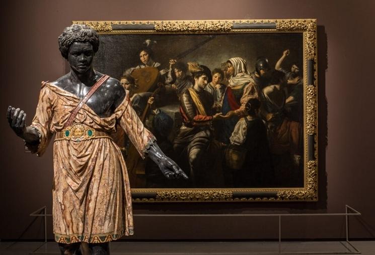 tableau et statue Barocco