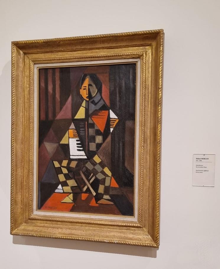 Peinture cubiste exposée au musée Arkas Sanat Göztepe à Izmir, collection Arkas