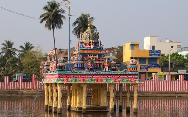 Le temple Arulmigu Kandasamy à Thiruporur dans le Tamil Nadu
